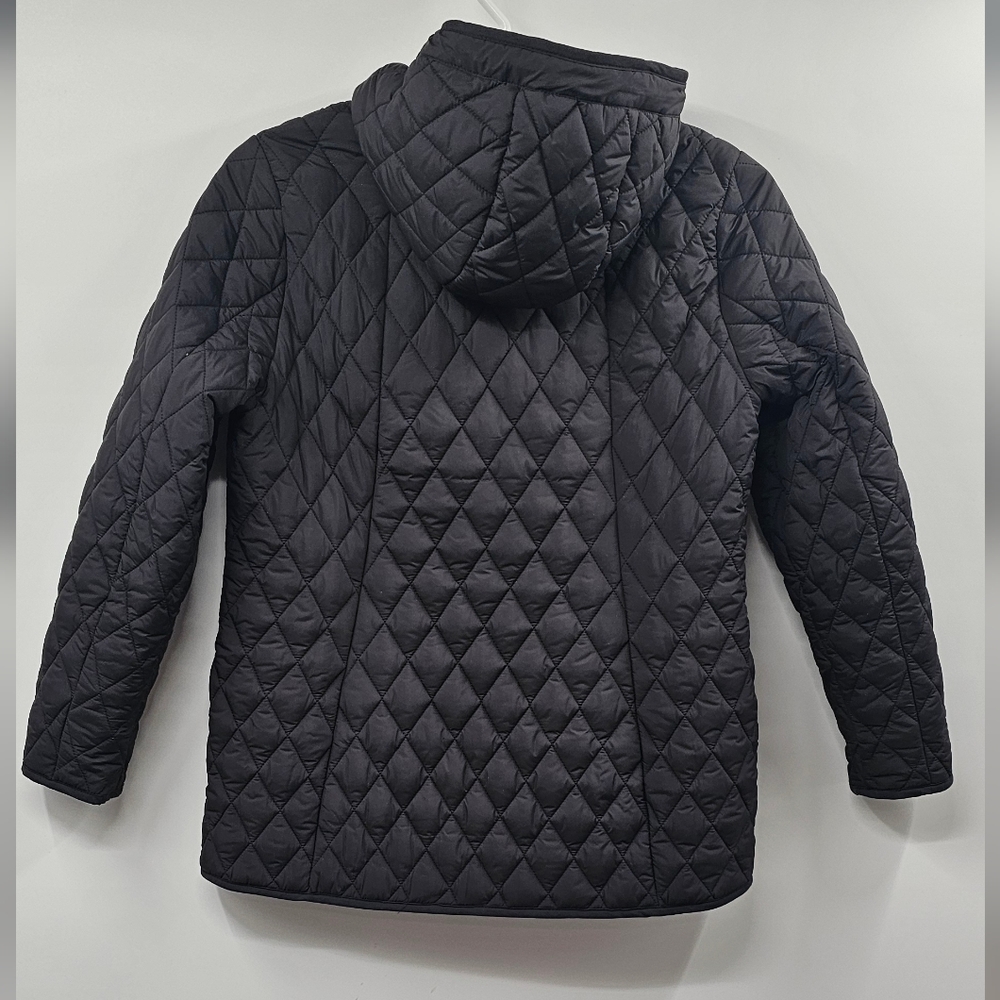 Bernardo Black Puffer Jacket with Quilted Design - Picture 4 of 16